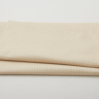 Blushed Houndstooth - Linen 2 Yard Cut