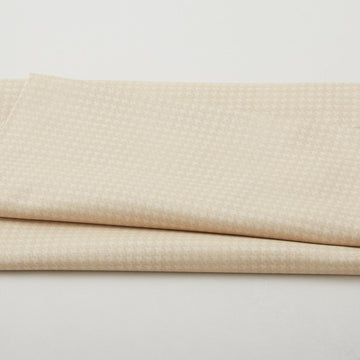 Blushed Houndstooth - Linen 2 Yard Cut
