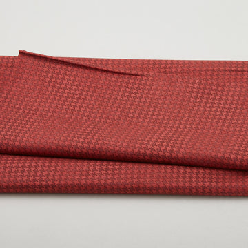 Blushed Houndstooth - Red 2 Yard Cut