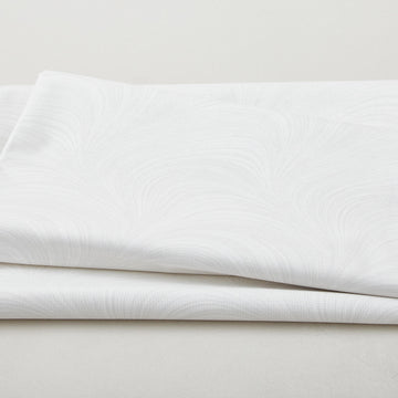 Wave Texture - White 3 Yard Cut