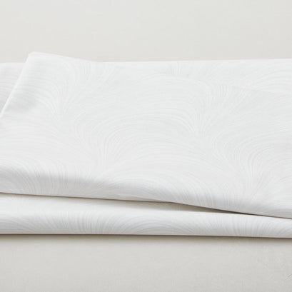Wave Texture - White 3 Yard Cut
