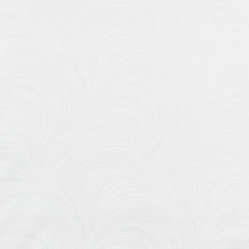 Wave Texture - White 3 Yard Cut