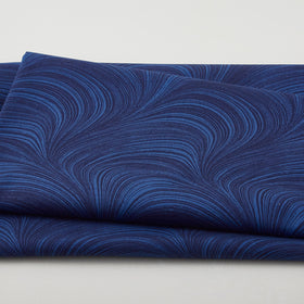 Wave Texture - Navy 3 Yard Cut
