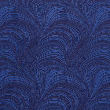 Wave Texture - Navy 3 Yard Cut