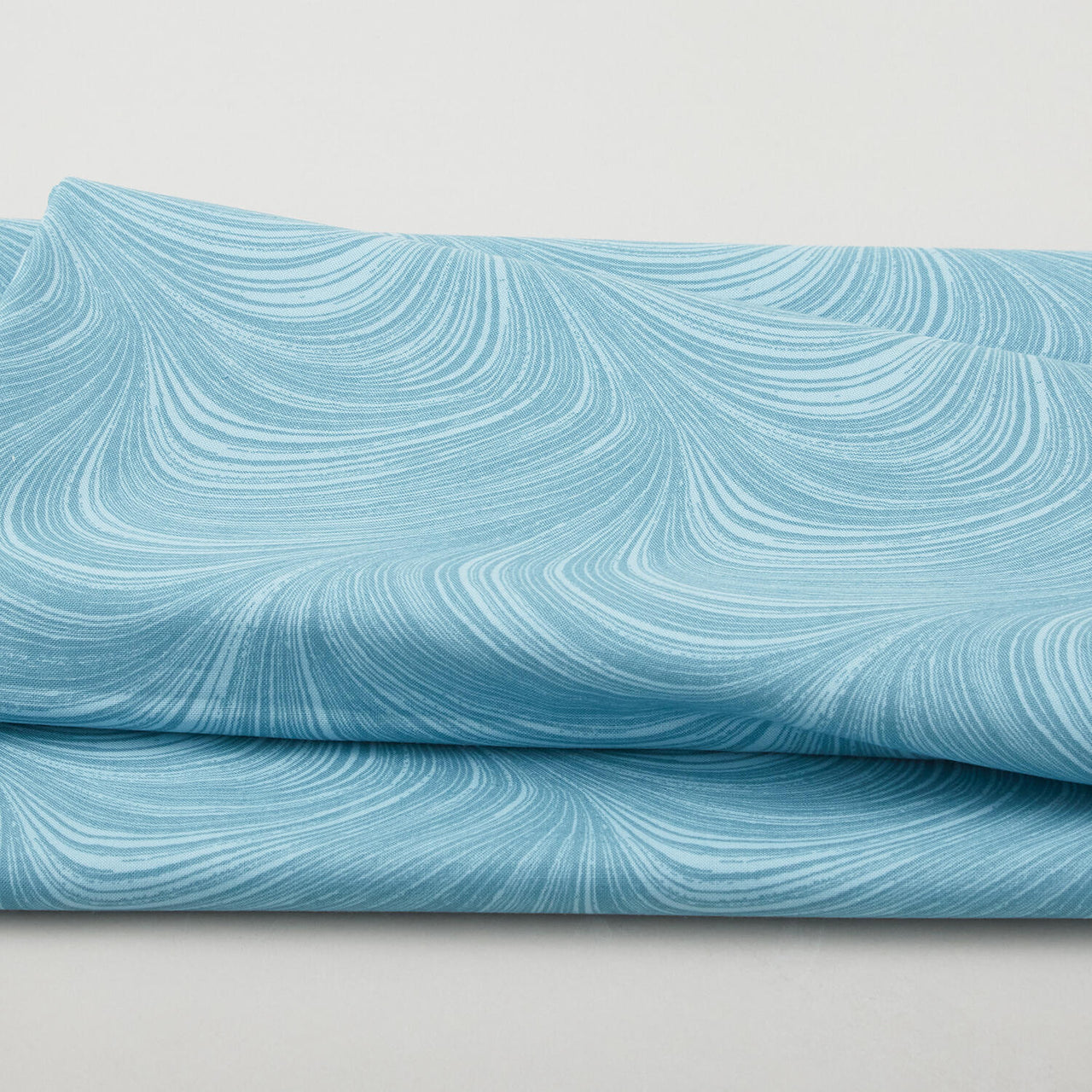 Wave Texture - Light Teal 3 Yard Cut
