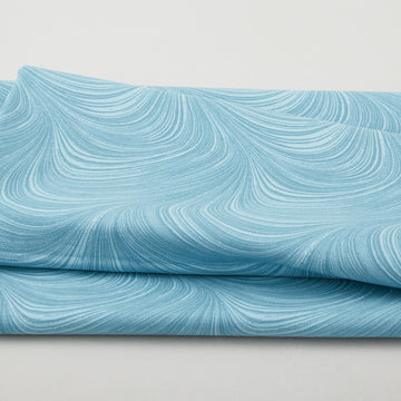 Wave Texture - Light Teal 3 Yard Cut