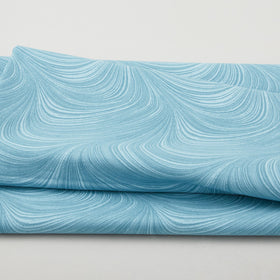 Wave Texture - Light Teal 3 Yard Cut