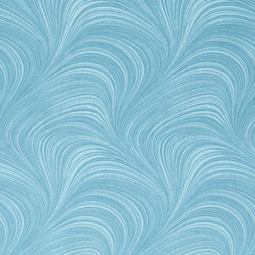 Wave Texture - Light Teal 3 Yard Cut
