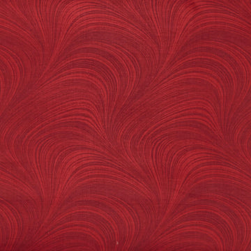 Wave Texture - Dark Red 3 Yard Cut