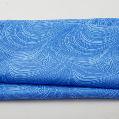 Wave Texture - Blue 3 Yard Cut