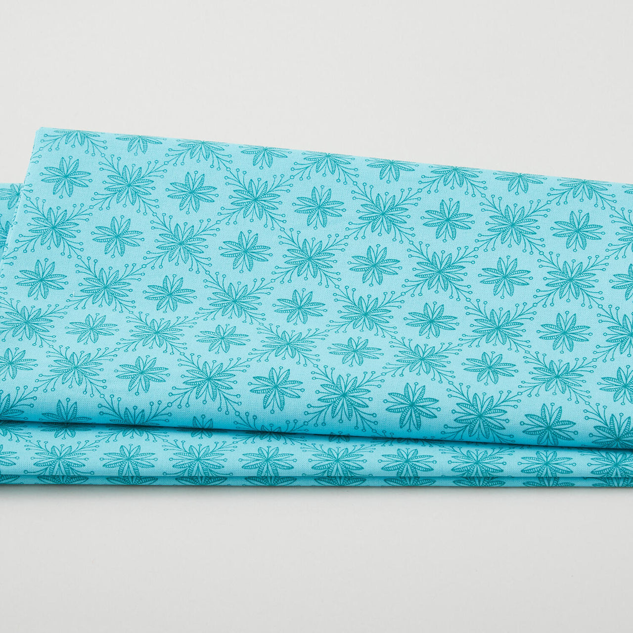 Alpine Valley - Poinsettia Aqua 2 Yard Cut