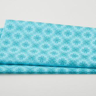 Alpine Valley - Poinsettia Aqua 2 Yard Cut