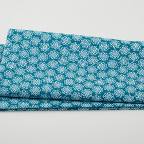 Alpine Valley - Flurries Teal 2 Yard Cut