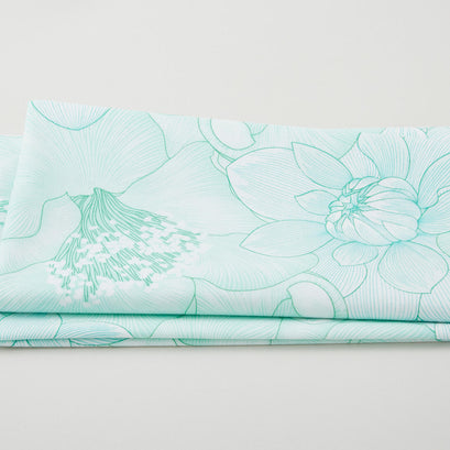 Begins with Mum - Poppies Mint 2 Yard Cut