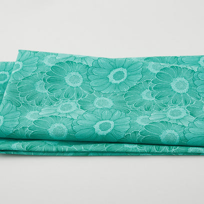 Begins with Mum - Calendula Aquamarine 2 Yard Cut