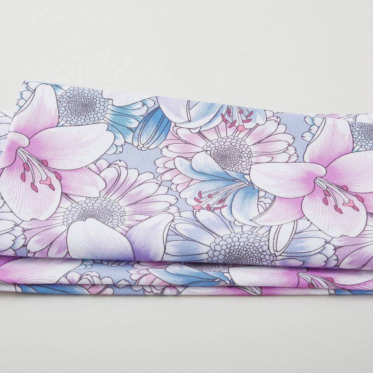 Begins with Mum - Lilies Violet 2 Yard Cut