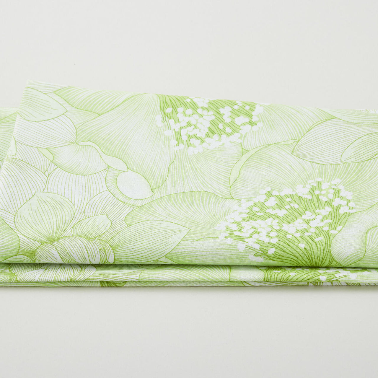 Begins with Mum - Poppies Lime 2 Yard Cut