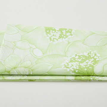 Begins with Mum - Poppies Lime 2 Yard Cut