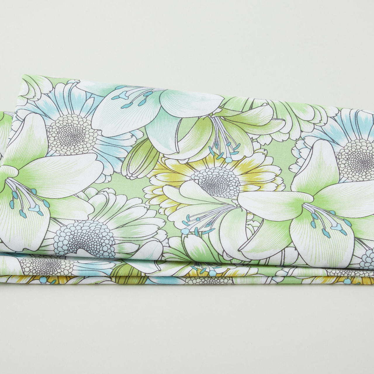 Begins with Mum - Lilies Mint 2 Yard Cut