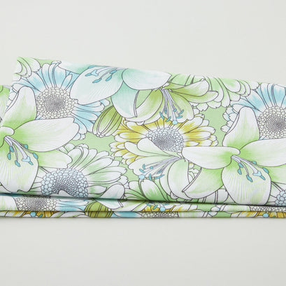 Begins with Mum - Lilies Mint 2 Yard Cut