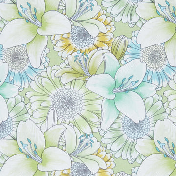 Begins with Mum - Lilies Mint 2 Yard Cut