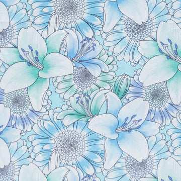 Begins with Mum - Lilies Water 2 Yard Cut