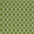 Betty's Geraniums - Lattice Geo Green 2 Yard Cut