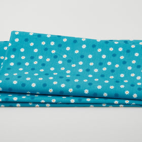 Blossom Hollow - Daisies Teal 2 Yard Cut