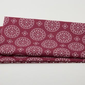 Blossom Hollow - Macrame Mulberry 2 Yard Cut