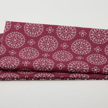 Blossom Hollow - Macrame Mulberry 2 Yard Cut