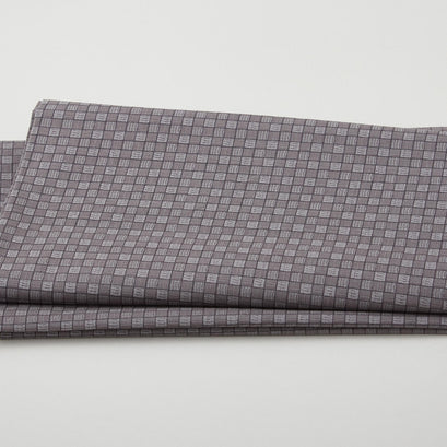 Camellia - Basket Weave Tonal Dark Grey 2 Yard Cut