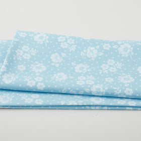 Camellia - Floral Dot Toss Water 2 Yard Cut