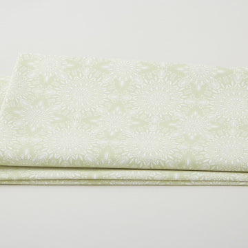 Camellia - Medallion Burst Light Green 2 Yard Cut