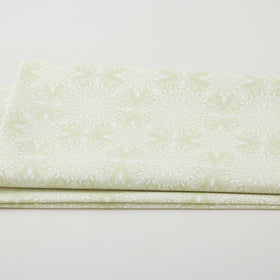 Camellia - Medallion Burst Light Green 2 Yard Cut