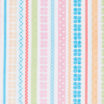 Daisy Up - Daisy Up Stripe Pink/Multi 2 Yard Cut