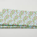 Garden Angels - Vining Roses Turquoise 2 Yard Cut
