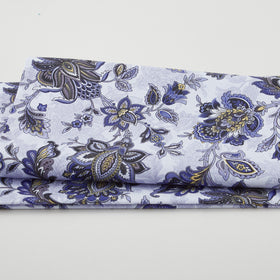 The Drawing Room - Comfy Chair Blue 2 Yard Cut