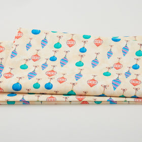 The Night Before Christmas - Ornaments Cream 2 Yard Cut