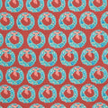 The Night Before Christmas - Wreath Red 2 Yard Cut