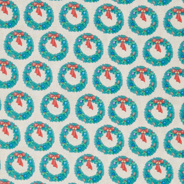 The Night Before Christmas - Wreath Cream 2 Yard Cut