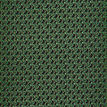 Christmas Musical - Musical G-Clef Black/Green Metallic 2 Yard Cut