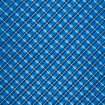 Winter Farm House Plaid - Country Plaid Navy 2 Yard Cut
