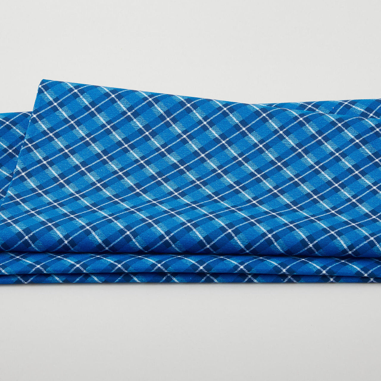 Winter Farm House Plaid - Country Plaid Navy 2 Yard Cut