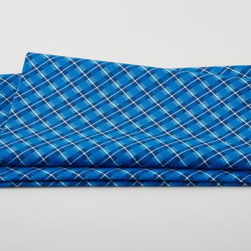 Winter Farm House Plaid - Country Plaid Navy 2 Yard Cut