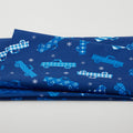 Winter Farm House Plaid - Plaid Trucks Dark Blue 2 Yard Cut