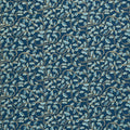 A Festive Medley - Golden Leaf Scroll Dark Teal 2 Yard Cut