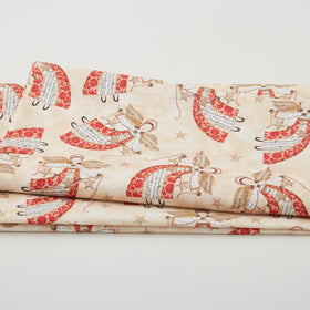 White Christmas - Angels Tan 2 Yard Cut