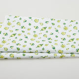 Meowy Christmas - Fa La La Ornaments Green/White 2 Yard Cut