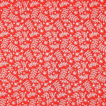 Meowy Christmas - Holly Jingle Red 2 Yard Cut