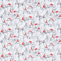 Meowy Christmas - Cats In Hats White 2 Yard Cut